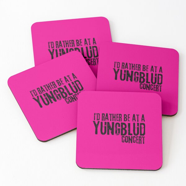 Item preview, I'd rather be at a YUNGBLUD concert (pink) designed and sold by bruise+blush.