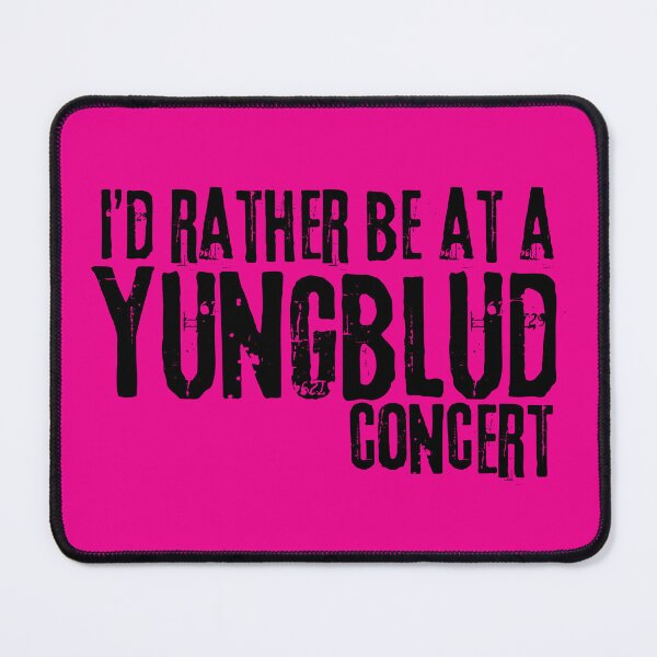Item preview, I'd rather be at a YUNGBLUD concert (pink) designed and sold by bruise+blush.