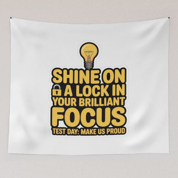 Item preview, Shine On Lock In - Motivational Test Day Student & Teacher T-Shirt designed and sold by MerchlyMike.