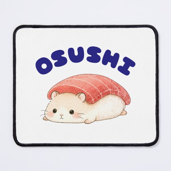Item preview, Hamster Sushi Nigiri - Cute Kawaii Japanese Foodie Art designed and sold by tiny-hamu-life.