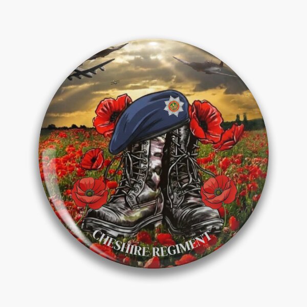 Item preview, The Cheshire Regiment Beret on Boots Remembrance designed and sold by Bootneckstore.