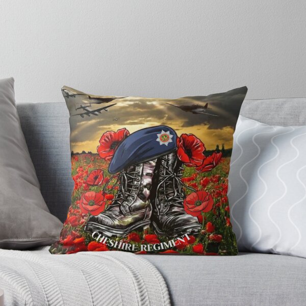 Item preview, The Cheshire Regiment Beret on Boots Remembrance designed and sold by Bootneckstore.