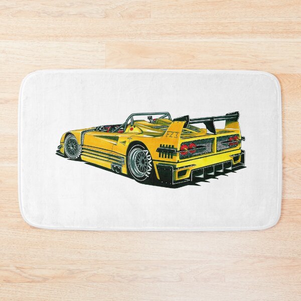 Item preview, Exclusive drawing legendary italian super car modified sci-fi yellow F40 LM Barchetta V8 engine designed and sold by Cars23.
