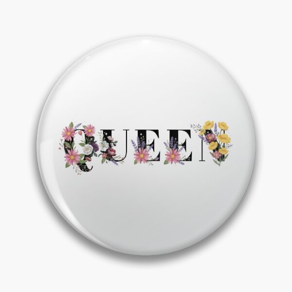 Item preview, Floral Majesty - Botanical Queen Typography Art designed and sold by Mary Ney.