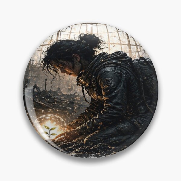 Item preview, The Last Lightkeeper Dark Fantasy Art designed and sold by InkNovaLab.