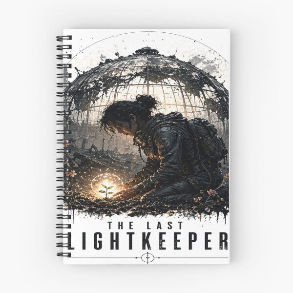 Item preview, The Last Lightkeeper Dark Fantasy Art designed and sold by InkNovaLab.