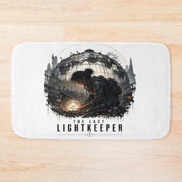 Item preview, The Last Lightkeeper Dark Fantasy Art designed and sold by InkNovaLab.