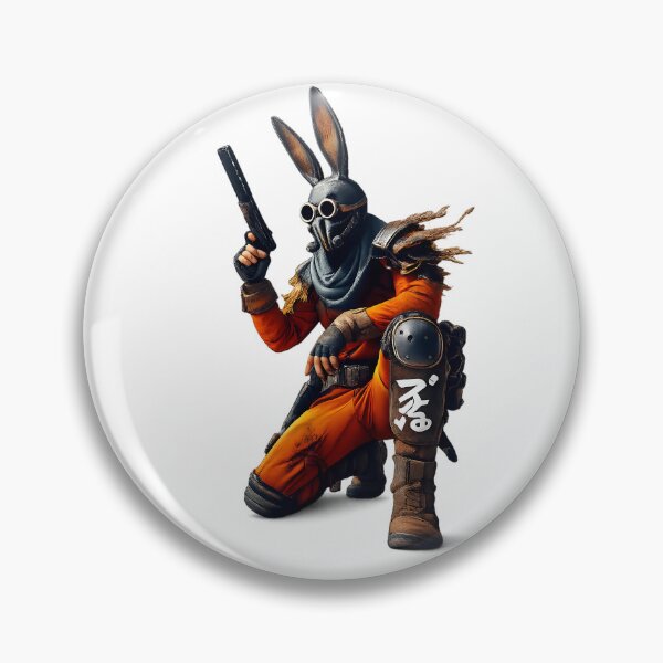 Item preview, Post-Apocalyptic Rabbit Warrior designed and sold by FlatlineArtCo.