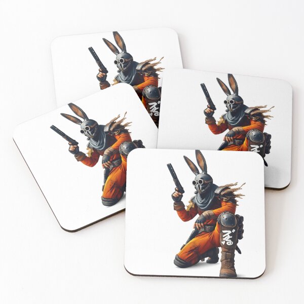 Item preview, Post-Apocalyptic Rabbit Warrior designed and sold by FlatlineArtCo.