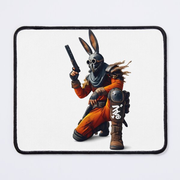 Item preview, Post-Apocalyptic Rabbit Warrior designed and sold by FlatlineArtCo.