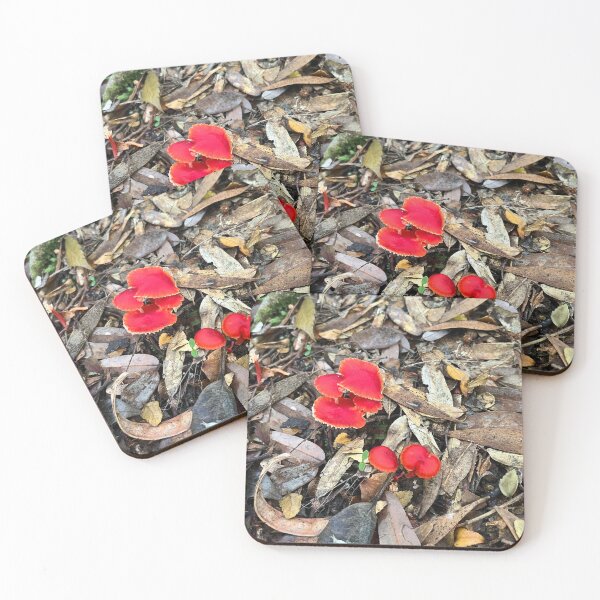 Item preview, Tasmanian Red Forest Fungi designed and sold by SeaWitchStudio.