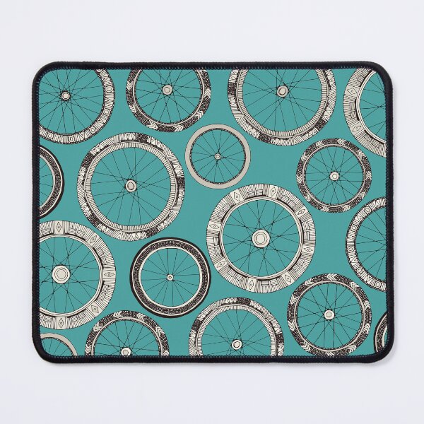 Item preview, bike wheels turquoise designed and sold by scrummy.