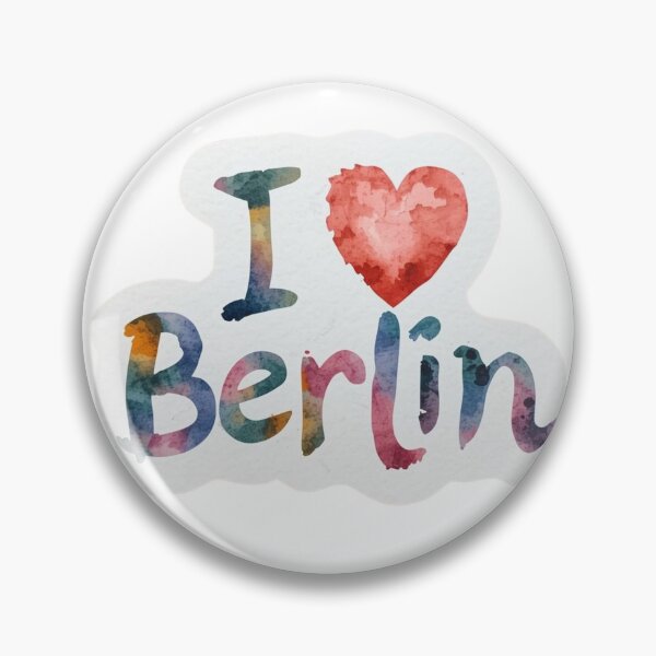 Item preview, I Love Berlin Rainbow Text  designed and sold by PamLeeDesign.