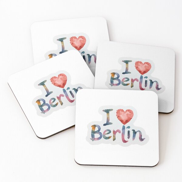 Item preview, I Love Berlin Rainbow Text  designed and sold by PamLeeDesign.