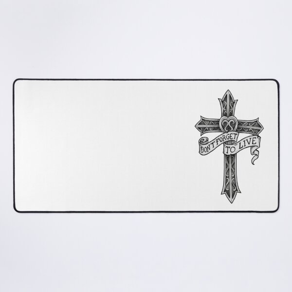 Item preview, YUNGBLUD don't forget to live with cross designed and sold by bruise+blush.