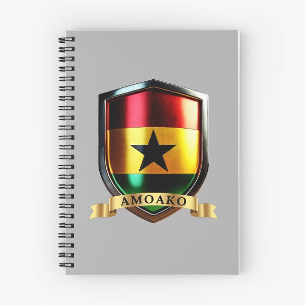 Item preview, Amoako Ghanaian Surname Shield designed and sold by Highlandkings.