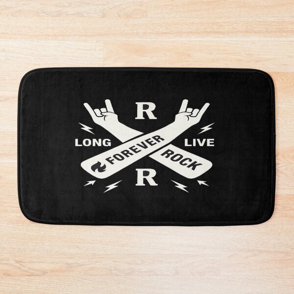 Item preview, Long Live Rock Forever • Rock Hand Gesture Art • Bold Music Lover Lightning Design designed and sold by Bright Nest Studio.