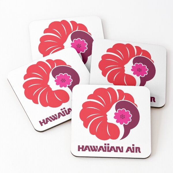 Item preview, Hawaiian Airlines Vintage 1973 Livery Logo designed and sold by RetroAviation.