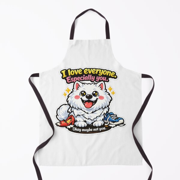 Item preview, Funny Cute Dog Meme – I Love Everyone Especially You… Okay Maybe Not You, Kawaii Puppy Cartoon Sticker designed and sold by CosmicSplendor.