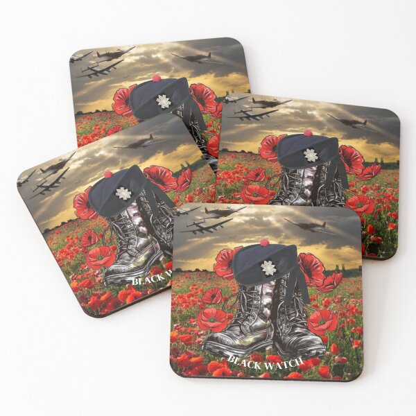 Item preview, The Black Watch Beret on Boots Remembrance designed and sold by Bootneckstore.