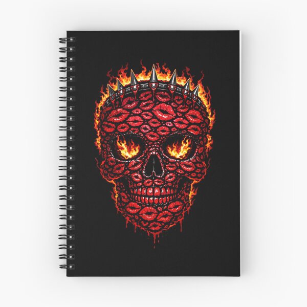Item preview, Fiery Kiss Skull – Gothic Flame Lips Skull Art, Dark Aesthetic, Devilcore Graphic  Description designed and sold by TheTrendsDesk.