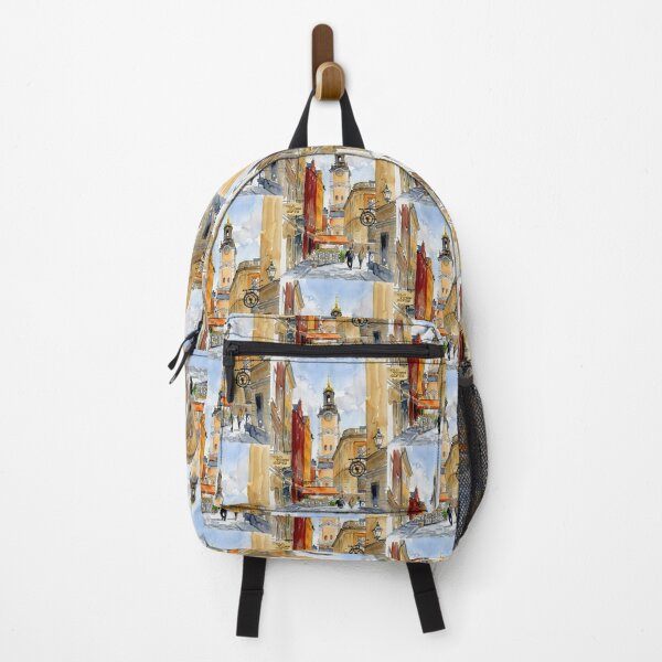 Item preview, Stockholm Old Town Watercolor designed and sold by caracatita75.