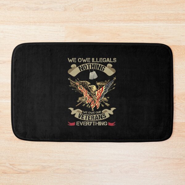 Item preview, We Owe Illegals Nothing We Owe Our Veterans designed and sold by shanonash.