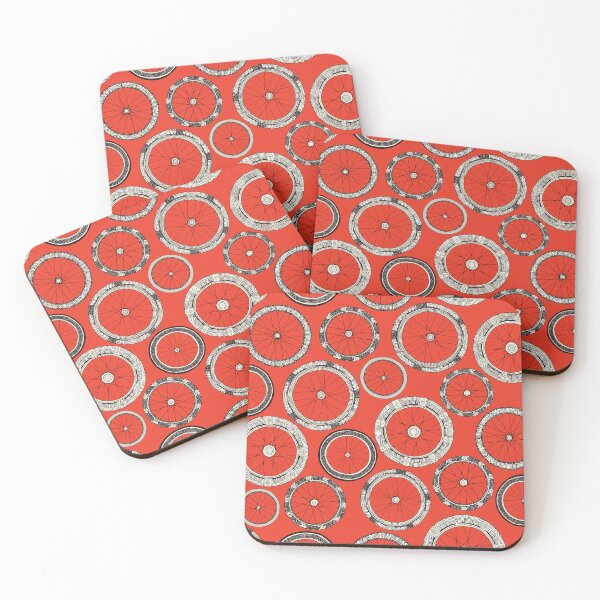 Item preview, bike wheels fire orange designed and sold by scrummy.