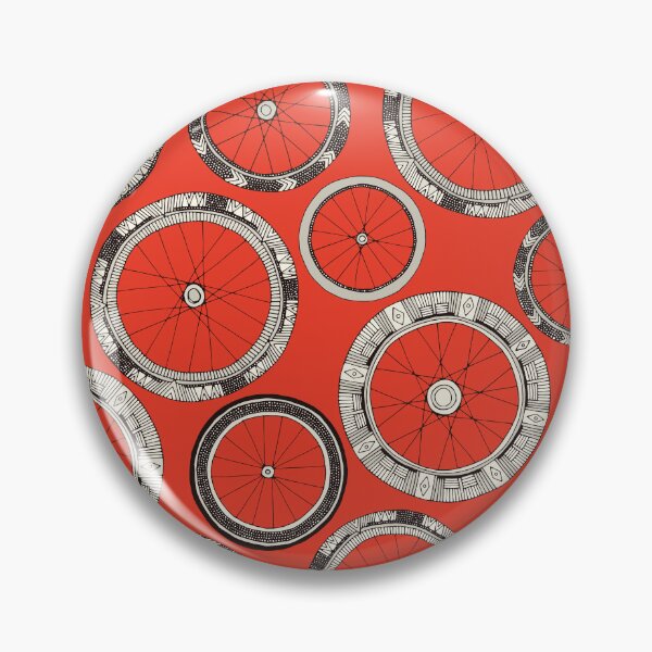 Item preview, bike wheels fire orange designed and sold by scrummy.