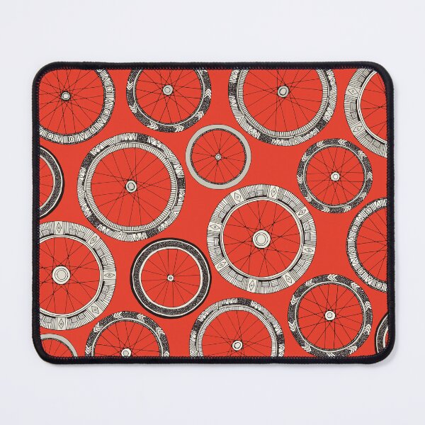 Item preview, bike wheels fire orange designed and sold by scrummy.