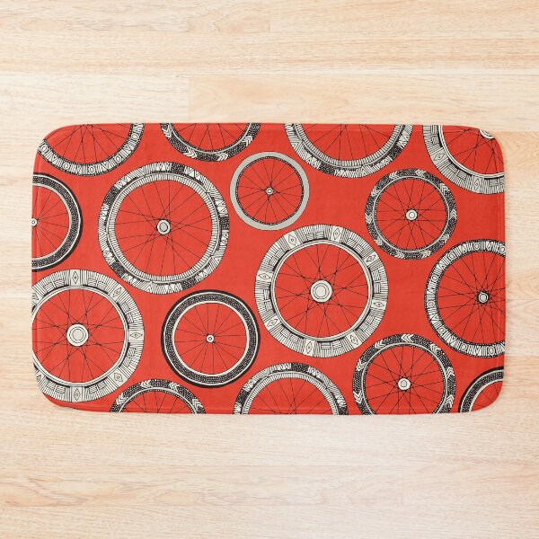 Item preview, bike wheels fire orange designed and sold by scrummy.
