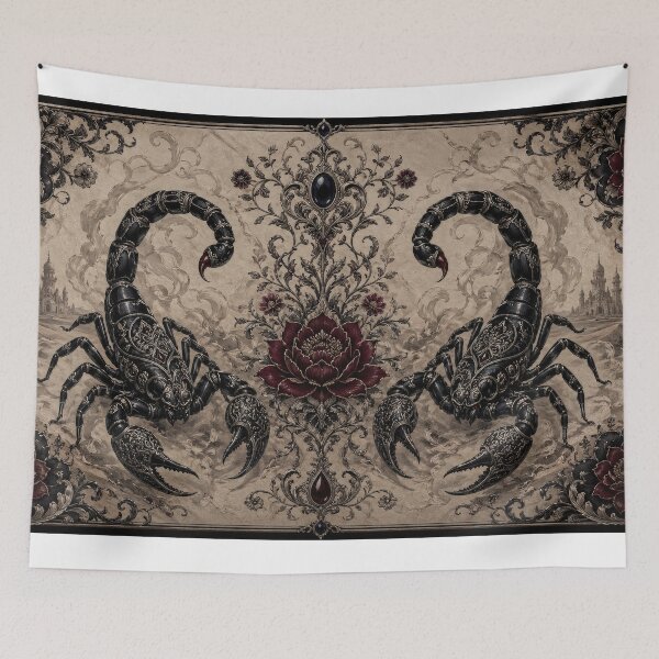 Item preview, Majestic twin Scorpio art designed and sold by LiuTiuuu.