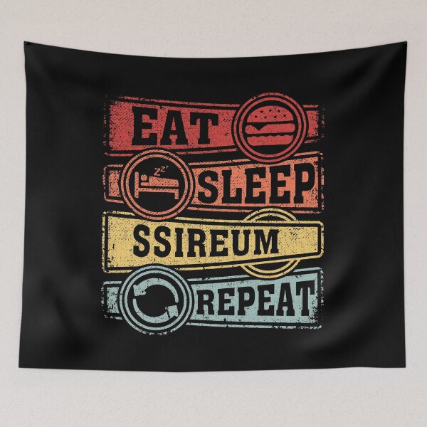 Item preview, Eat Sleep Ssireum Repeat designed and sold by GabbyKash.