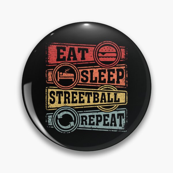 Item preview, Eat Sleep Streetball Repeat designed and sold by GabbyKash.