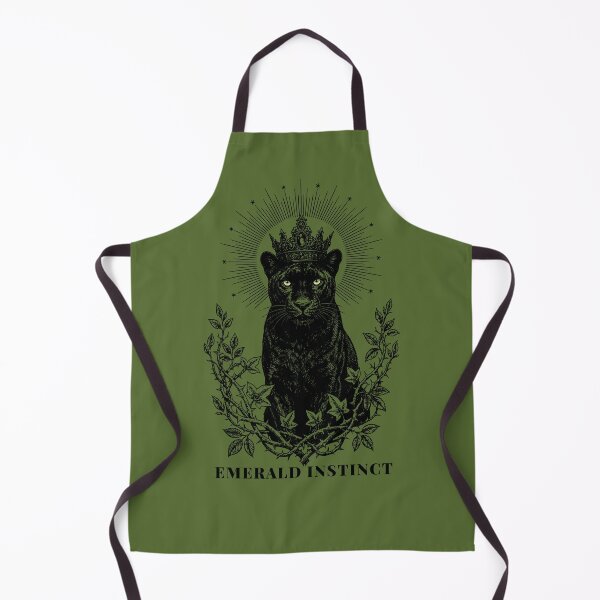 Item preview, Emerald Instinct: Mystic Black Panther Tattoo designed and sold by JOCSTOCK.
