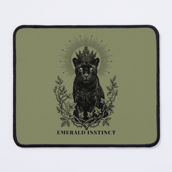 Item preview, Emerald Instinct: Mystic Black Panther Tattoo designed and sold by JOCSTOCK.