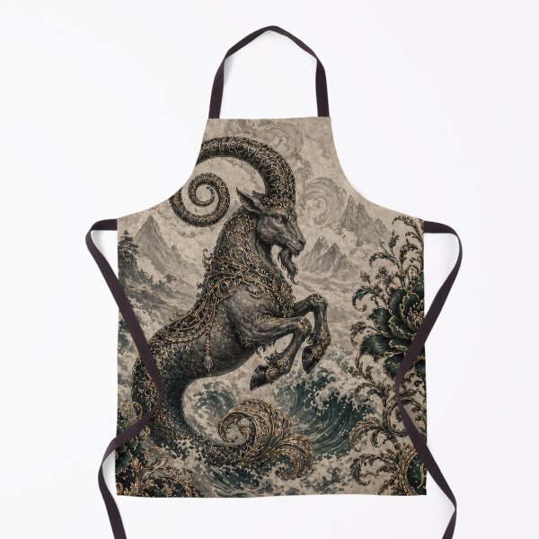 Item preview, Majestic twin Capricorn art designed and sold by LiuTiuuu.