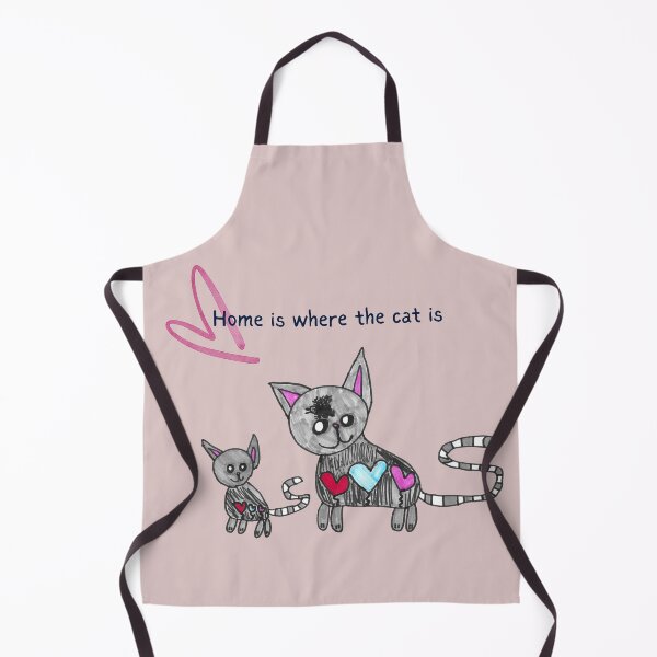 Item preview, Home Is Where The Cat Is Kids Art designed and sold by nimbfeja.