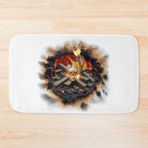 Item preview, Shirt Brand Glut Burn Hole Metal Skull Fire designed and sold by Segasprojects.
