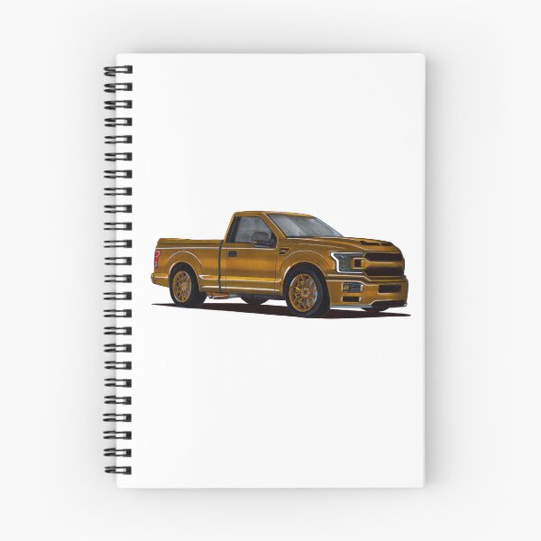 Item preview, Exclusive drawing legendary pick-up car gold 4wd F-150 Super Snake Sport with supercharged 5.0L V8 Coyote engine designed and sold by Cars23.