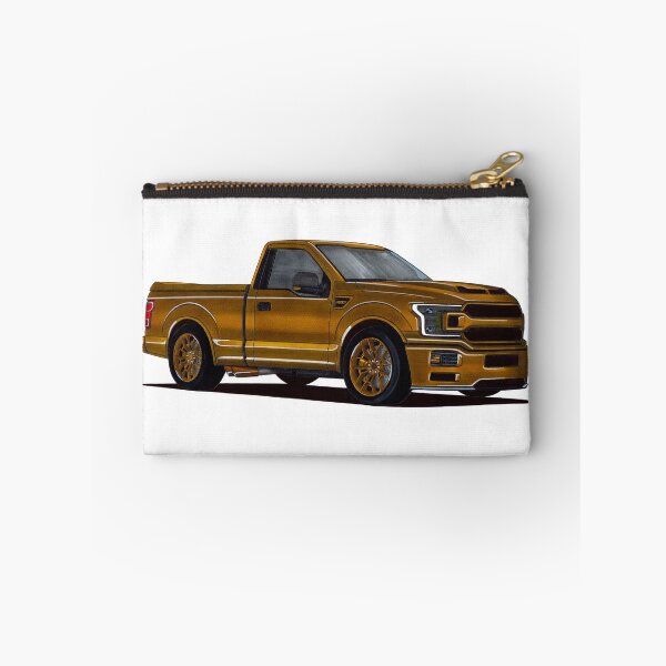 Item preview, Exclusive drawing legendary pick-up car gold 4wd F-150 Super Snake Sport with supercharged 5.0L V8 Coyote engine designed and sold by Cars23.