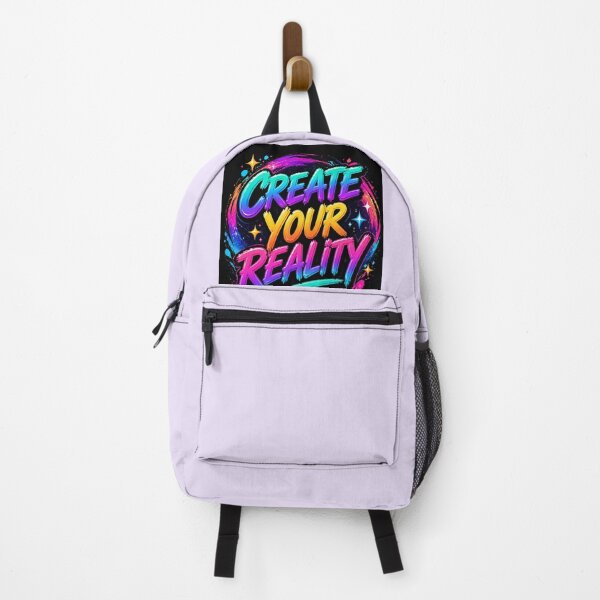 Item preview, Create Your Reality Neon Motivational Quote designed and sold by vinothmech53.