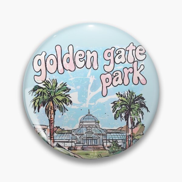 Item preview, Golden Gate Park California Landscape Cute Conservatory Flowers designed and sold by HowToCanadian.
