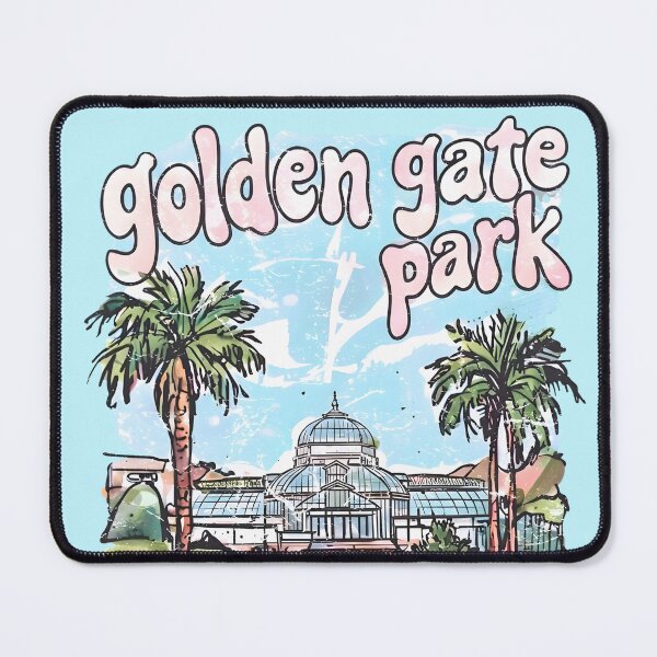 Item preview, Golden Gate Park California Landscape Cute Conservatory Flowers designed and sold by HowToCanadian.