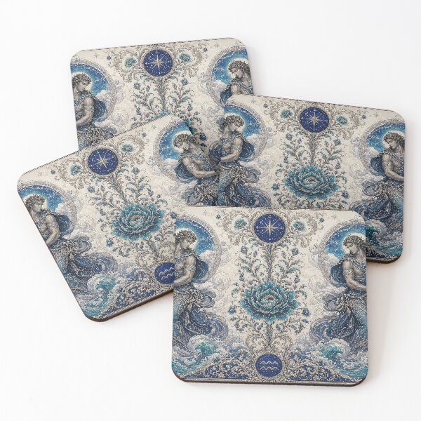 Item preview, Majestic twin Aquarius art designed and sold by LiuTiuuu.
