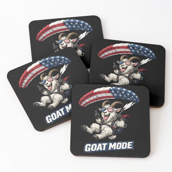 Item preview, Funny Goat Mode Skydiving Design designed and sold by FREENATION2026.