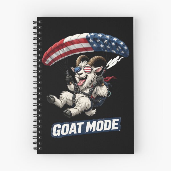Item preview, Funny Goat Mode Skydiving Design designed and sold by FREENATION2026.