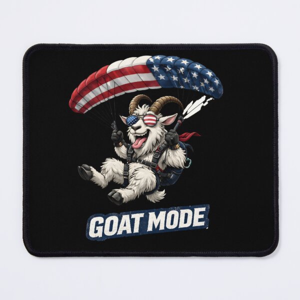Item preview, Funny Goat Mode Skydiving Design designed and sold by FREENATION2026.