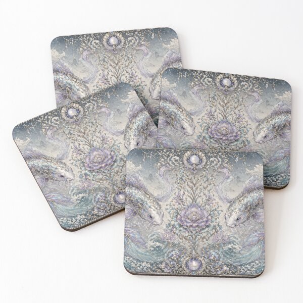 Item preview, Majestic twin Pisces art designed and sold by LiuTiuuu.