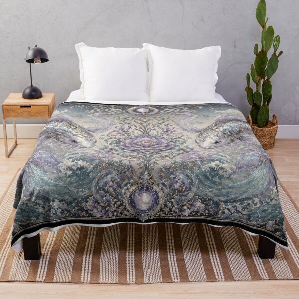 Item preview, Majestic twin Pisces art designed and sold by LiuTiuuu.